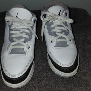Jordan Kids Sneakers White and Gray